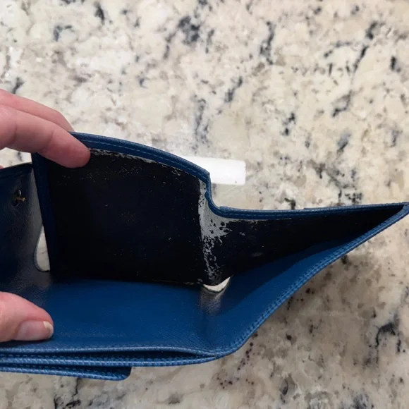 Louis Vuitton EUC Epi Leather Blue Dual-sided Wallet - Picture 10 of 10